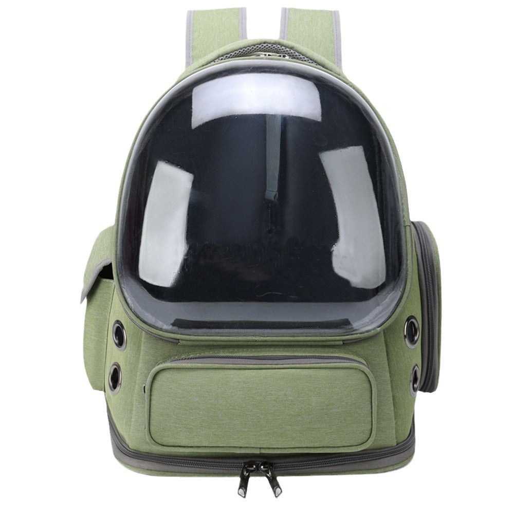 Transparent Space Capsule Portable Pet Backpack Carrier Diaper Bag