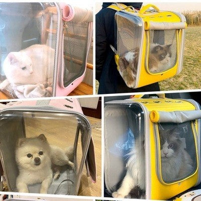Pet Portable Backpack Carrier Outing Travel Bag