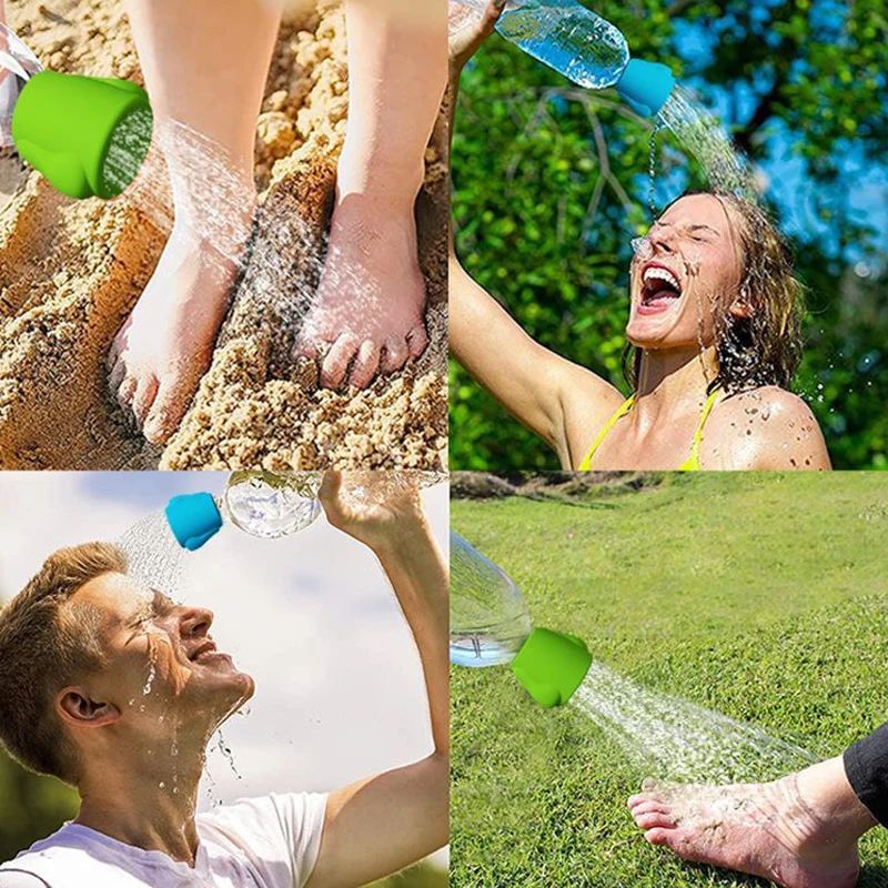 Pet Portable Silicone Bath Sprayer Shower Nozzle Grooming Tool