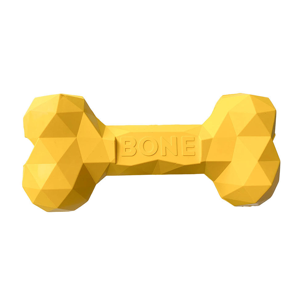 Bite Resistant Rubber Bone Pet Toy For Teeth Grinding