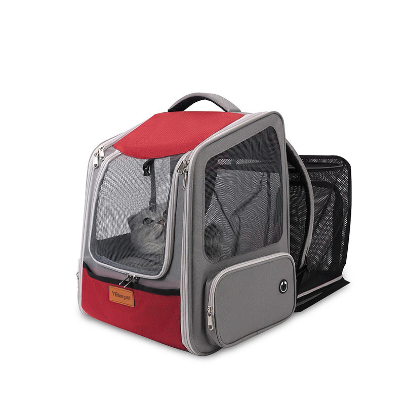 Portable Expandable Pet Backpack Large Capacity Diaper Bag