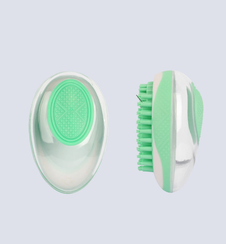 Pet 2 in 1 Silicone Bath Massage Grooming Comb Shower Brush