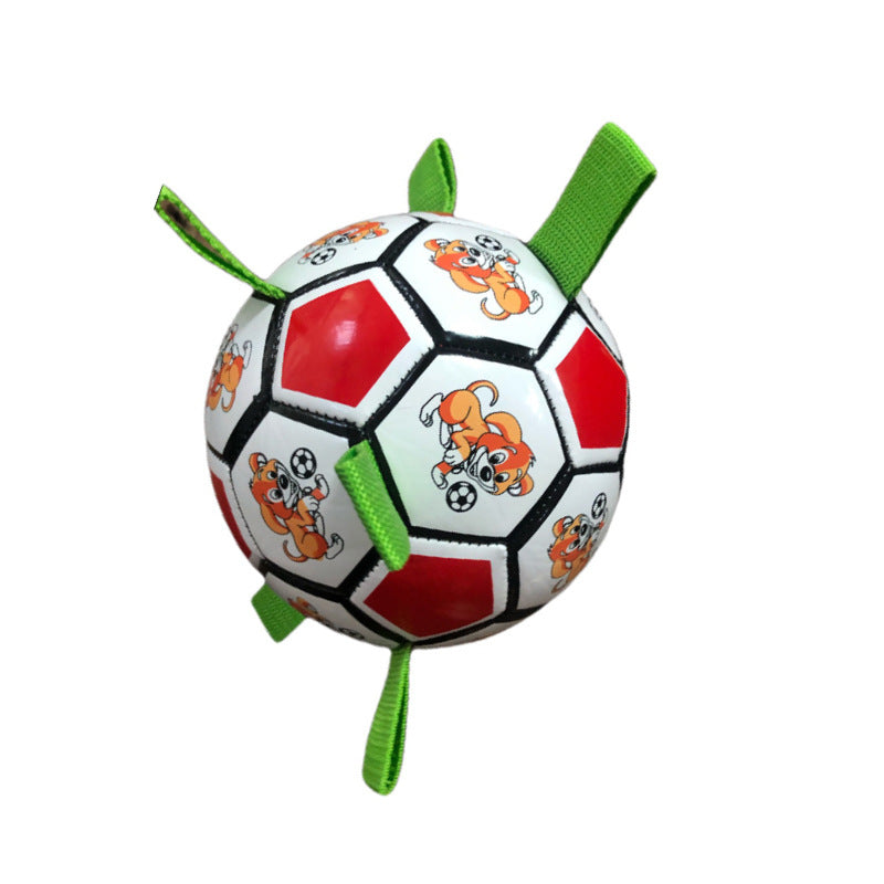 Durable Pet Football Chew Toy For Dental Molar Training