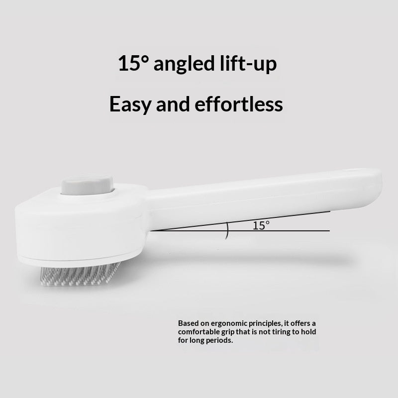 Pet Grooming Brush All In One Massage Comb For Fur Removal And Detangling