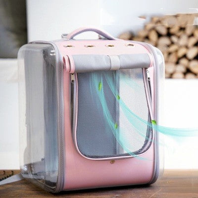 Pet Portable Backpack Carrier Outing Travel Bag