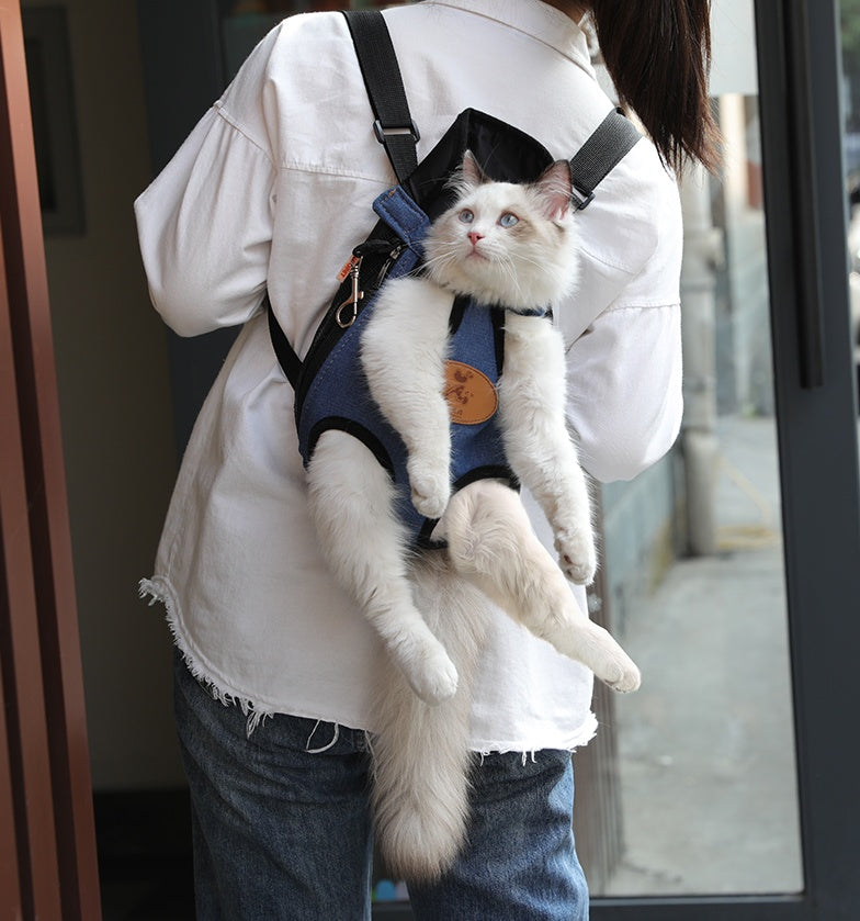 Pet Portable Backpack Carrier Spring Outing Bag