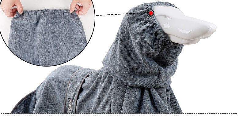 Pet Highly Absorbent Cotton Bathrobe Drying Towel