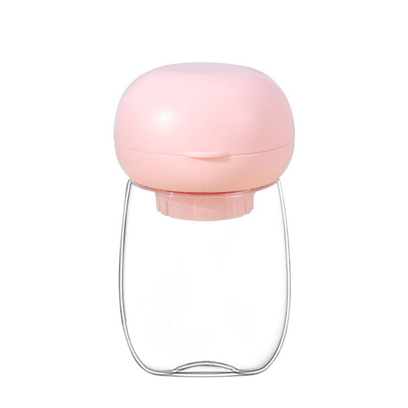 Portable Pet Water Bottle With Bowl And Lanyard Travel Cup