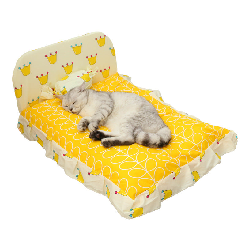 Arctic Velvet Pet Cave Nest Bed With Pillow And Pad