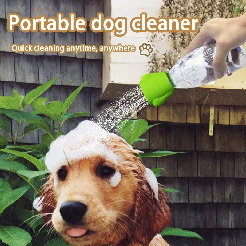 Pet Portable Silicone Bath Sprayer Shower Nozzle Grooming Tool
