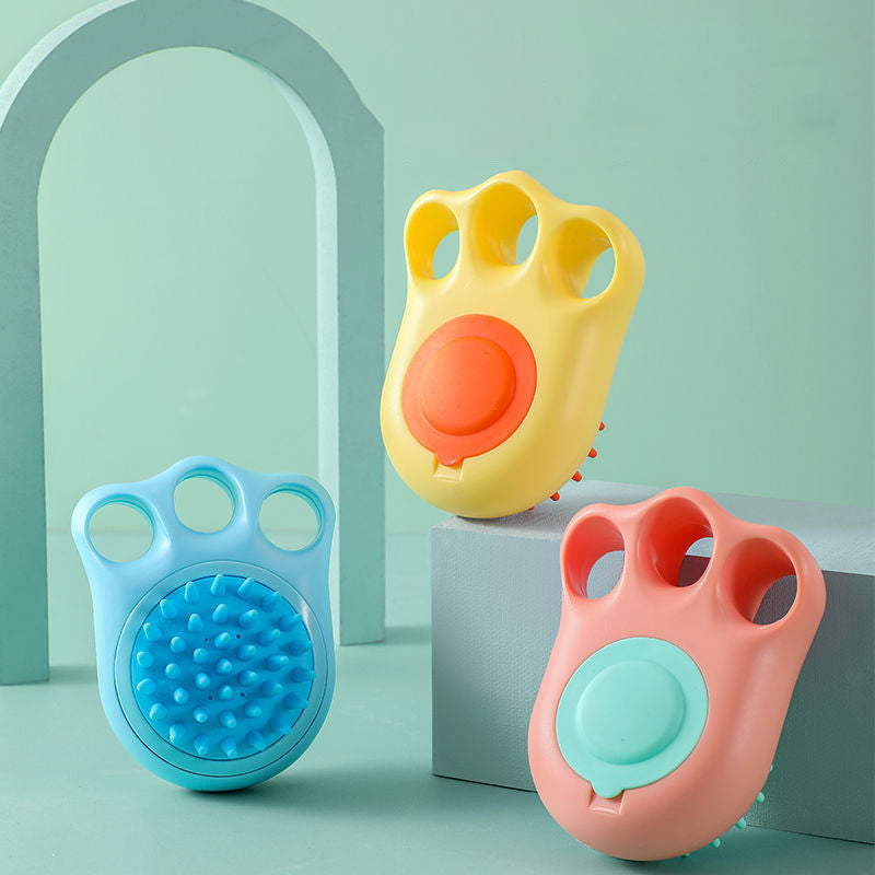 Pet Claw Bath Massage Grooming Brush Cleaning Tool
