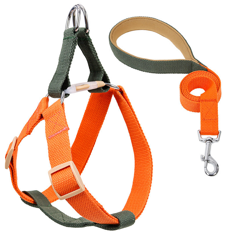 Color Pet Drawstring Vest Style Leash Harness For Control