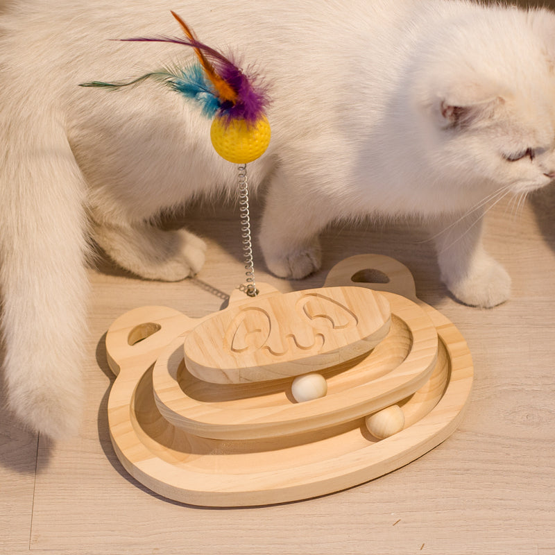 Interactive Pet Scratcher Maze Ball Toy