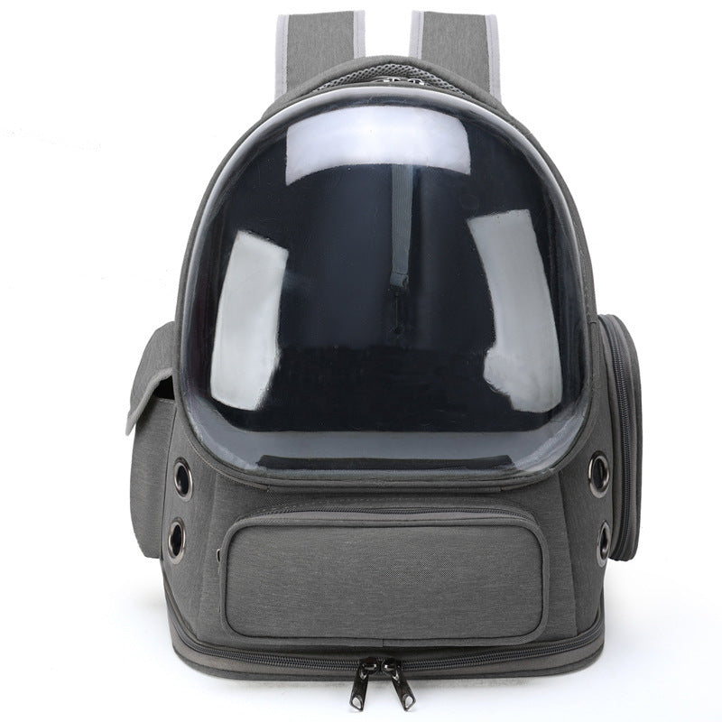 Transparent Space Capsule Portable Pet Backpack Carrier Diaper Bag