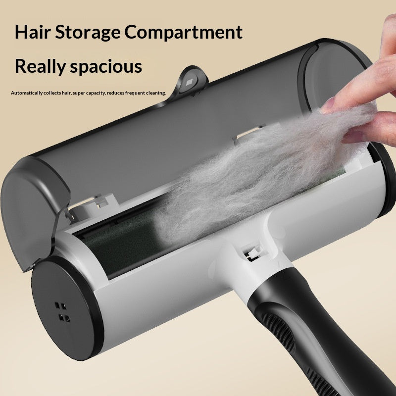 Pet Grooming Brush With Cleaning Roller For Removing Fur