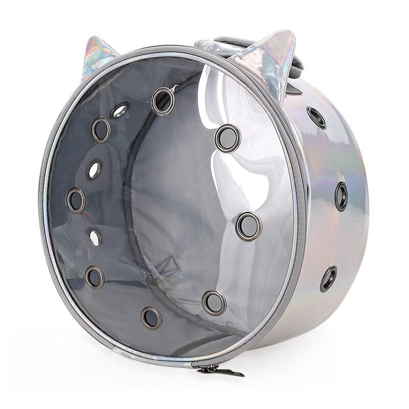 Pet Transparent Breathable Portable Backpack Carrier Bag