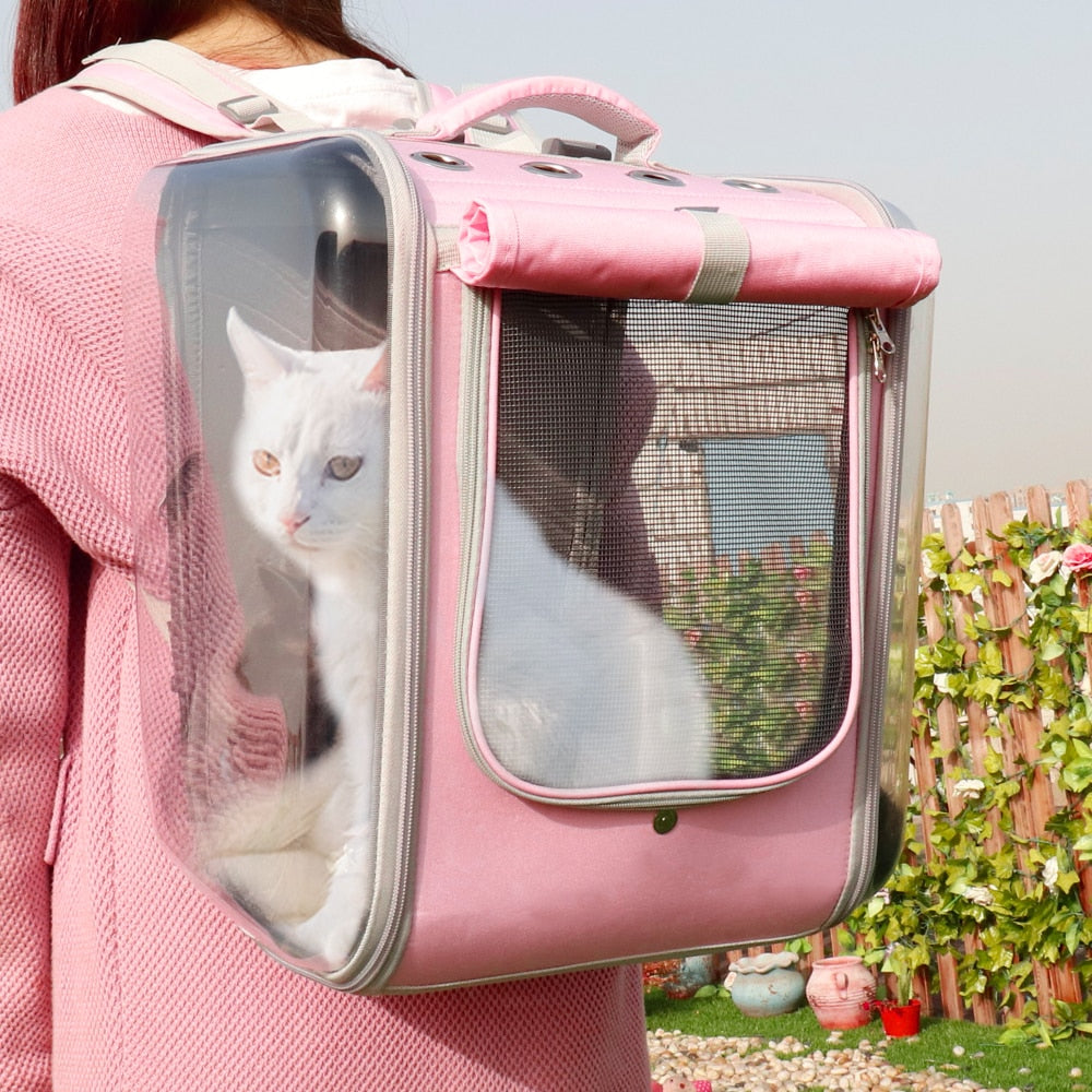 Pet Portable Backpack Carrier Outing Travel Bag