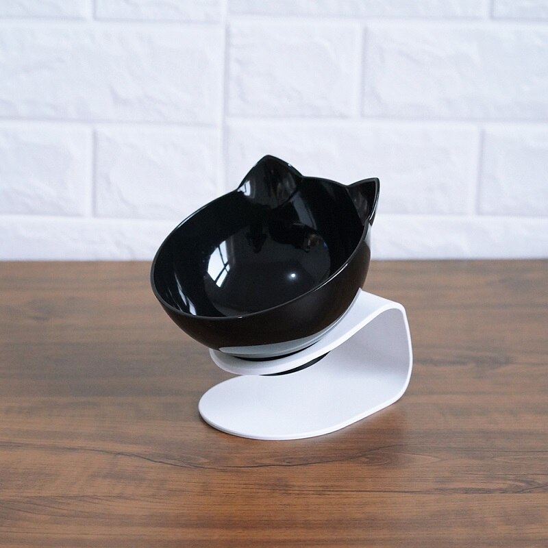 Non Slip Double Raised Pet Feeding Bowl Stand