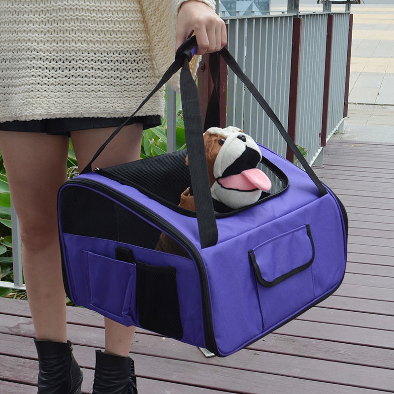 Portable Pet Backpack Carrier Diaper Bag Multi Functional Travel Bag