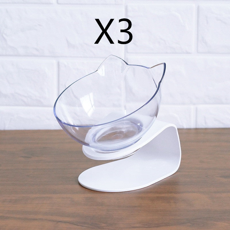 Non Slip Double Raised Pet Feeding Bowl Stand