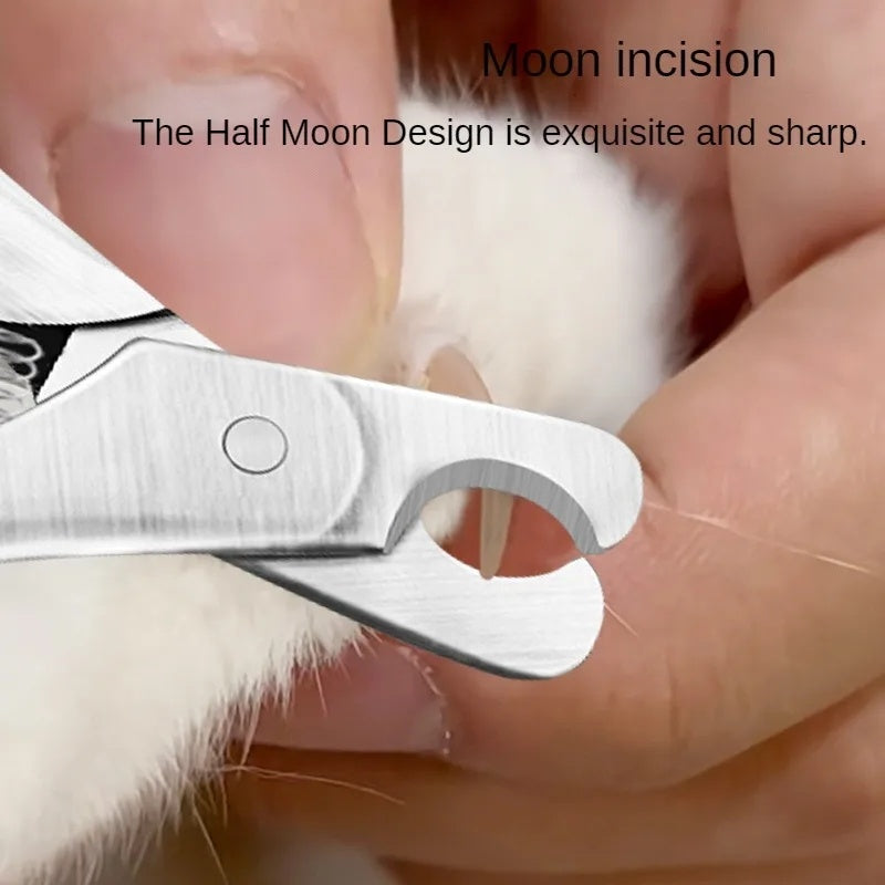Pet Professional Stainless Steel Nail Clipper Safety Grooming Trimmer