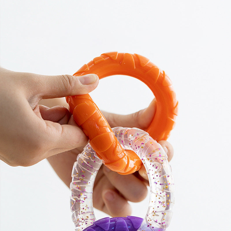 Floating Flying Disc Pet Training Ring Interactive Chew Toy