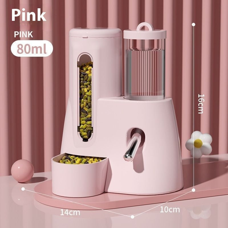 Automatic Hamster Water Feeder Djungarian Kettle Food Basin