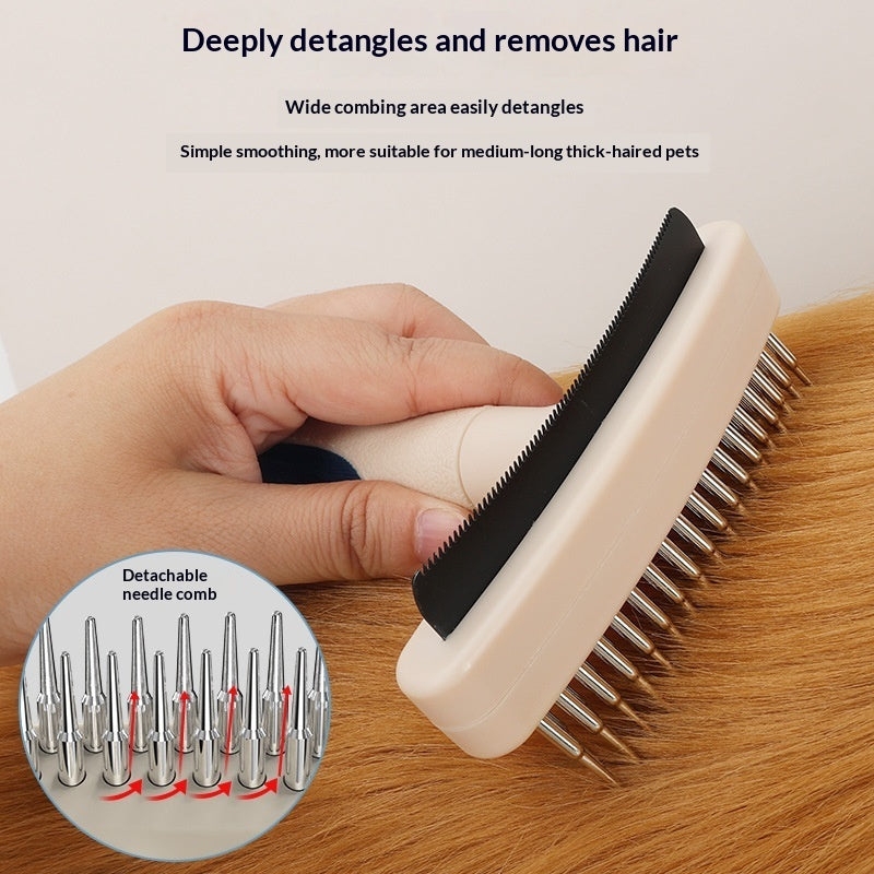 Pet Grooming Brush Hair Removal And Detangling
