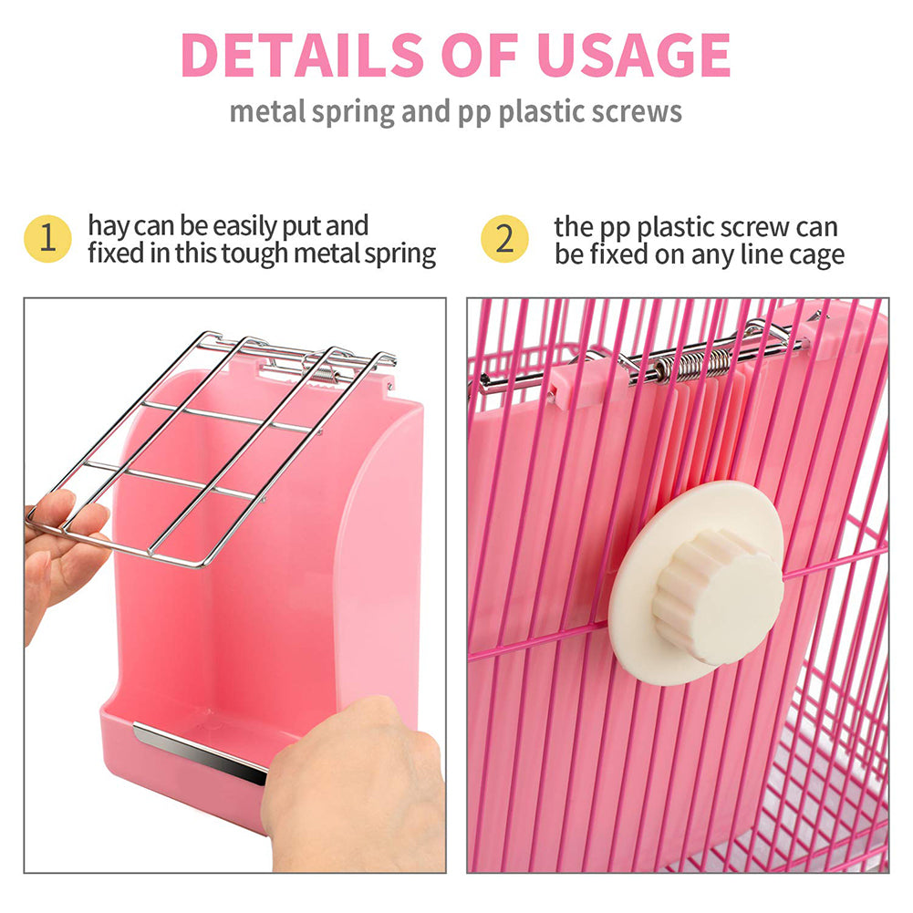 Rabbit Hay Grass Feeder Rack