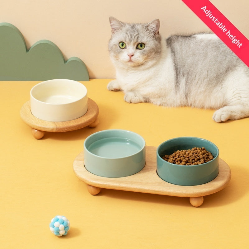 Ceramic Pet Food Bowl For Small And Medium Pets