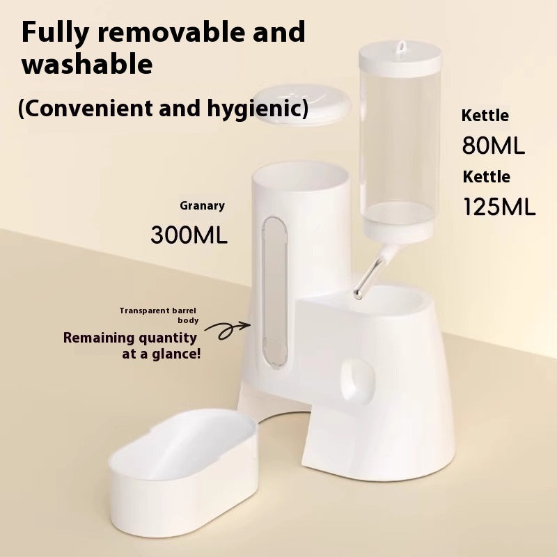 Automatic Hamster Water Feeder Djungarian Kettle Food Basin