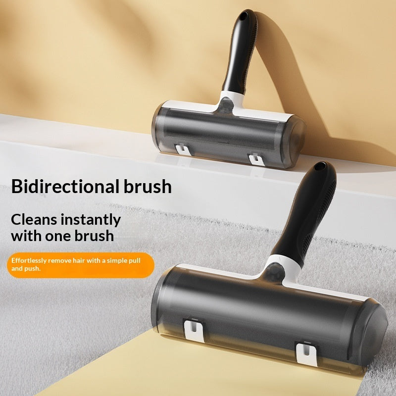 Pet Grooming Brush With Cleaning Roller For Removing Fur