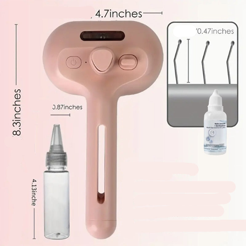 Pet Spray Comb Pin Brush For Fur Removal And Detangling