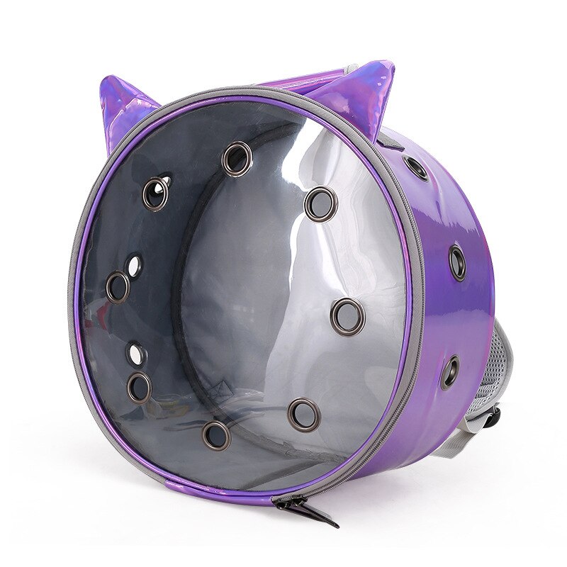 Pet Transparent Breathable Portable Backpack Carrier Bag