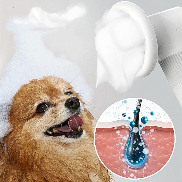 Pet Bubble Bath Machine Shower Gel Grooming Foam Tool