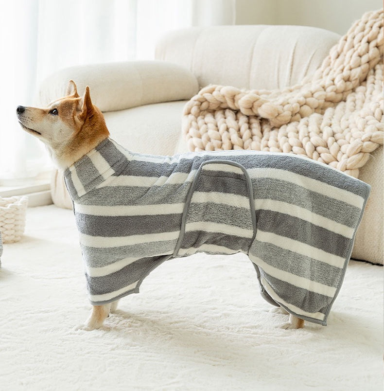 Pet Absorbent Bathrobe Drying Apparel For Pets