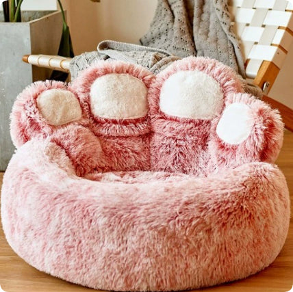Fleece-Lined Large Dog Sofa Bed Mattress