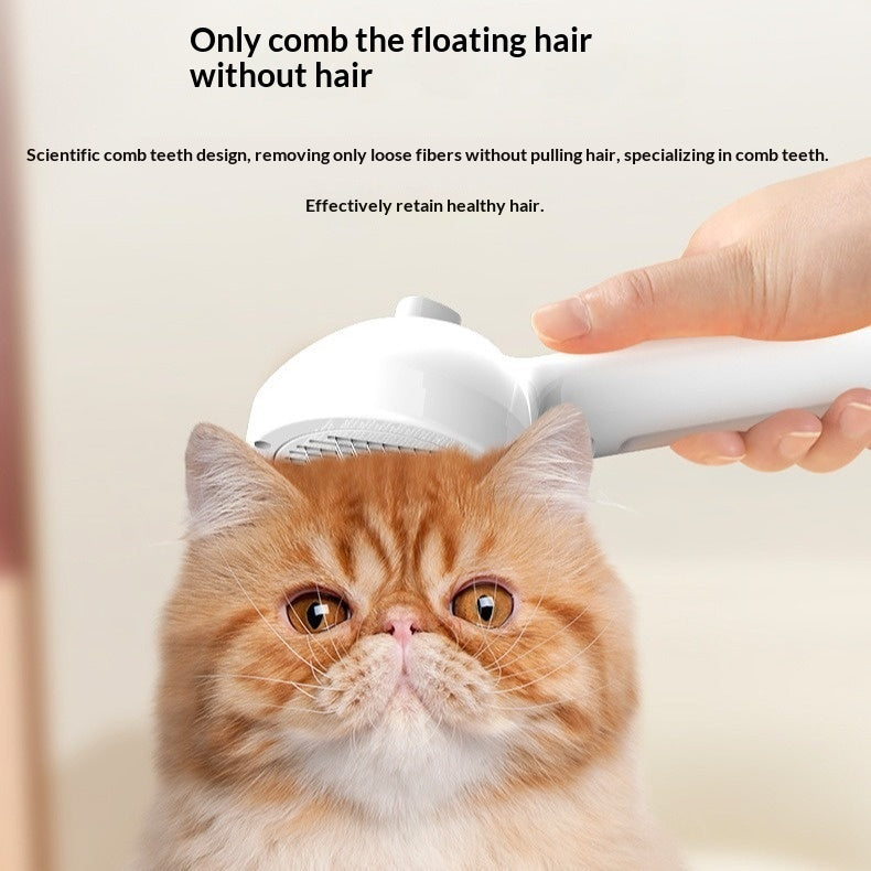 Pet Spray Comb Pin Brush For Fur Removal And Detangling