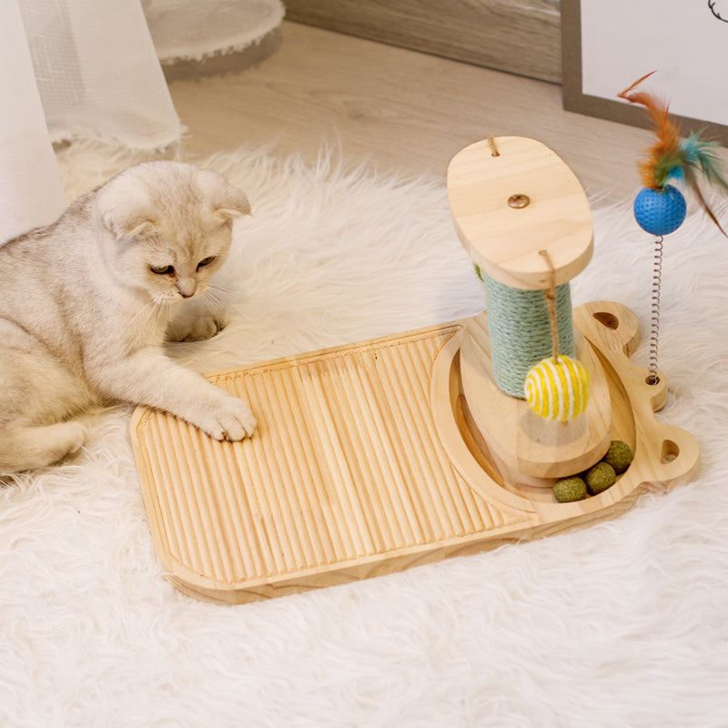 Interactive Pet Scratcher Maze Ball Toy