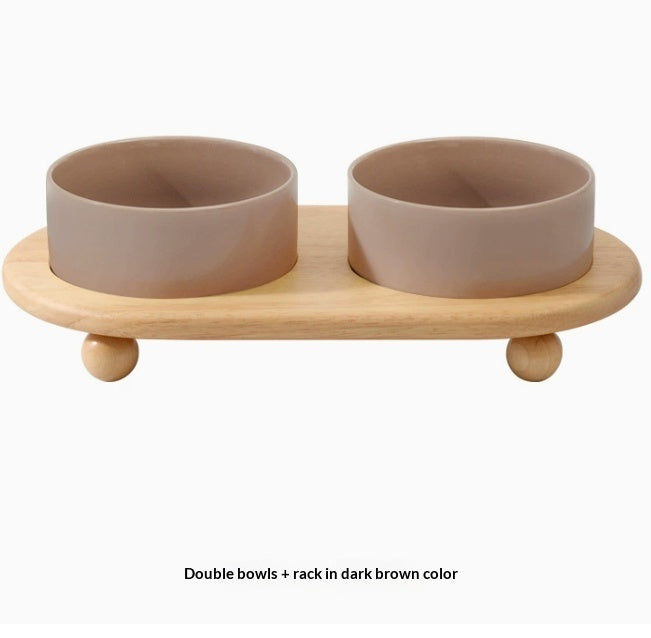 Ceramic Pet Food Bowl For Small And Medium Pets
