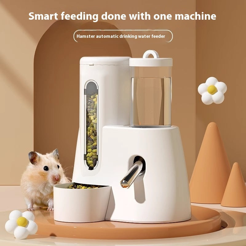 Automatic Hamster Water Feeder Djungarian Kettle Food Basin
