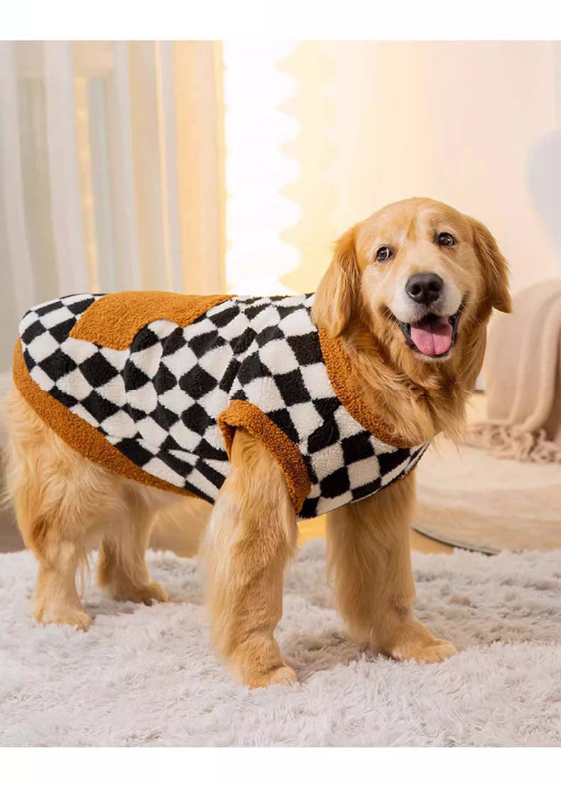 Pet Fluffy Cotton Padded Jacket Vest Winter Clothes