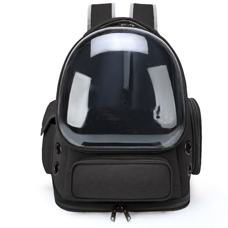 Transparent Space Capsule Portable Pet Backpack Carrier Diaper Bag