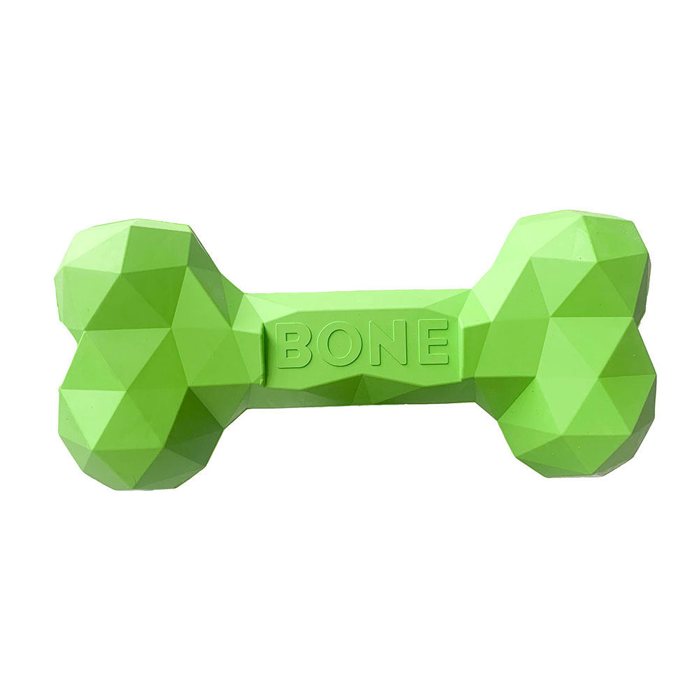 Bite Resistant Rubber Bone Pet Toy For Teeth Grinding