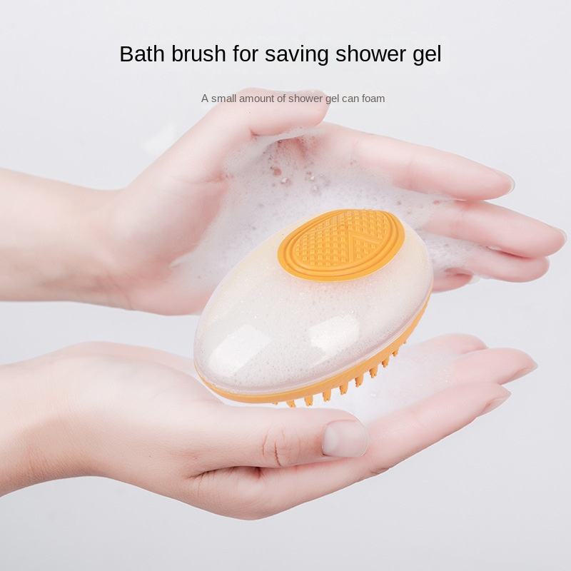 Pet 2 in 1 Silicone Bath Massage Grooming Comb Shower Brush