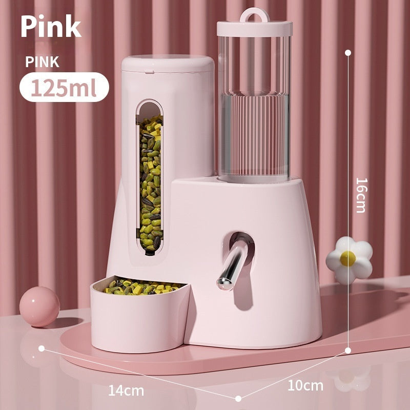 Automatic Hamster Water Feeder Djungarian Kettle Food Basin