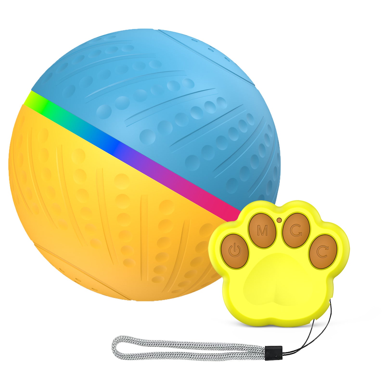 Remote Control Bite Resistant Interactive Intelligent Pet Ball Toy