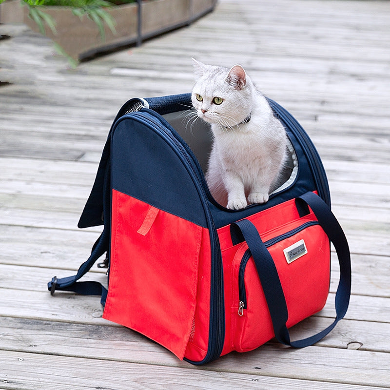 Pet Breathable Waterproof Backpack Handbag Carrier Travel Bag