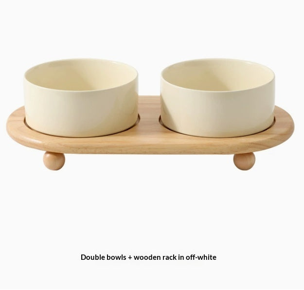 Ceramic Pet Food Bowl For Small And Medium Pets