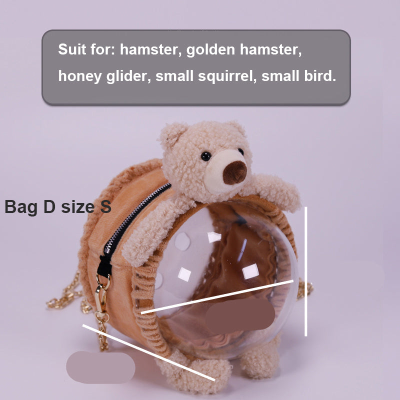 Hamster Cage Pet Out Of Bag Honey